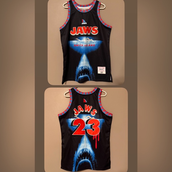 Headgear Classics Other - JAWS Amity Island Headgear Classics Premium Embroidered Graphic Jersey Men 2XL